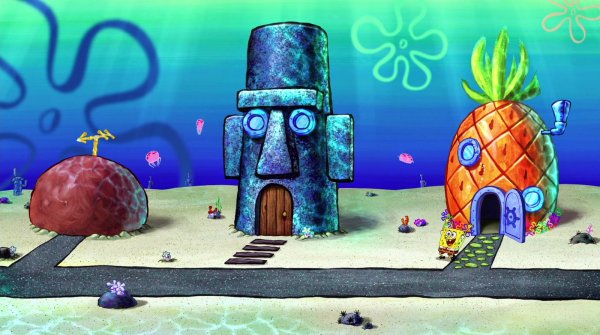 Спанч Боб дом Сквидварда