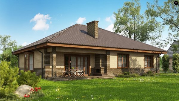 Проект z10 одноэтажный дом