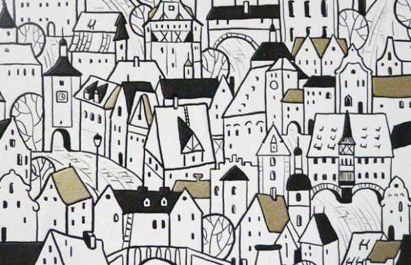 Elysium город верх золото (арт.91101) 0,53*10,05м