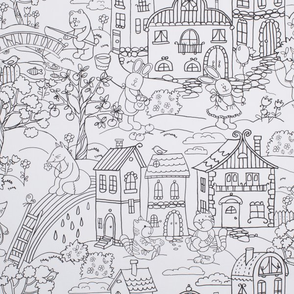 Фотообои для раскрашивания