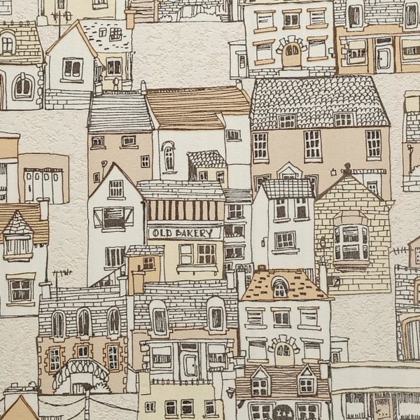 Обои с домиками для стен