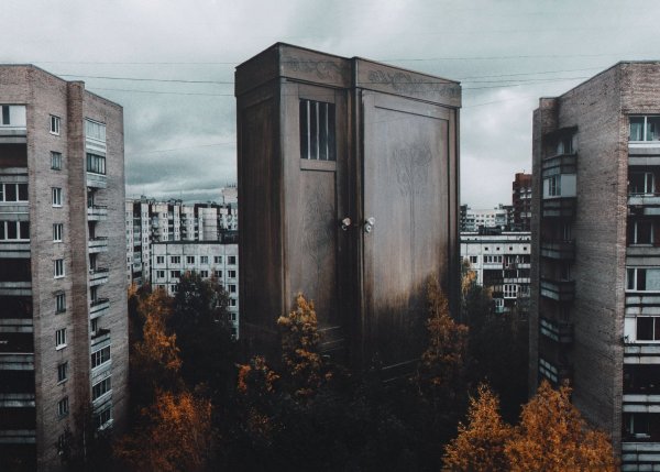 80е России Эстетика многоэтажки