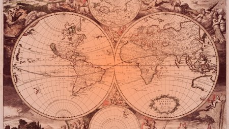 Старинная карта