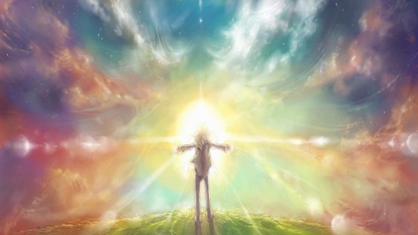 Божественный свет с неба