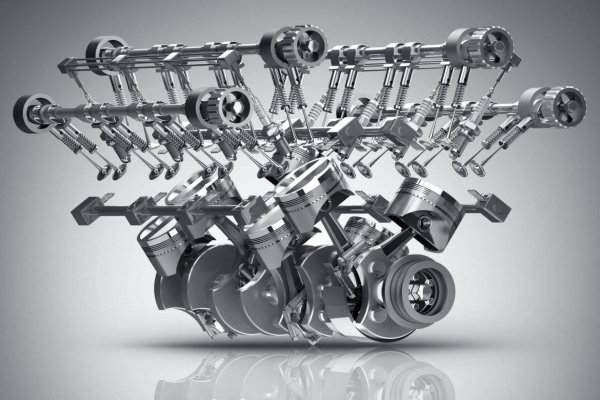 Детали двигателя машины