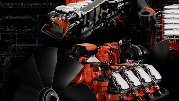 Индустриальный мотор Скания