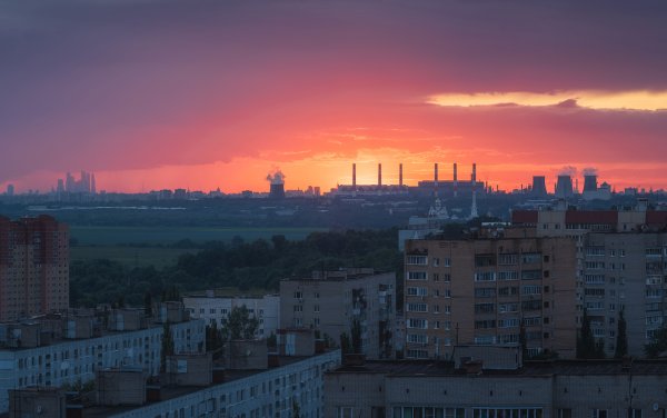 Панельки закат