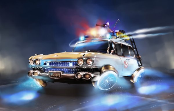 GHOSTBUSTERS Ecto-1 арт