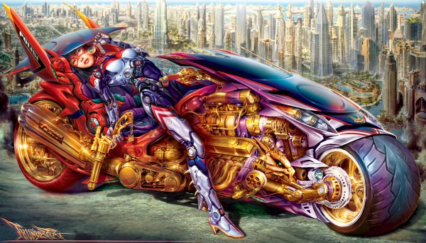 Мотоциклы в стиле фэнтези