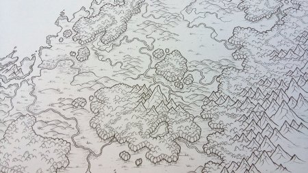 Фэнтези карта