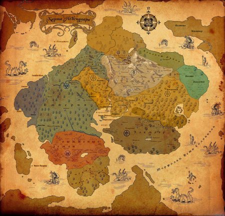 Карта Невендаара Disciples