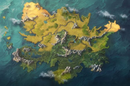 Карты фэнтези миров