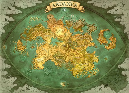 Фэнтези карта