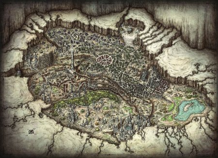 Dungeons and Dragons забытые королевства карта