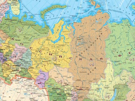 Политико-административная карта России