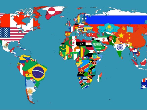 Карта мира со странами