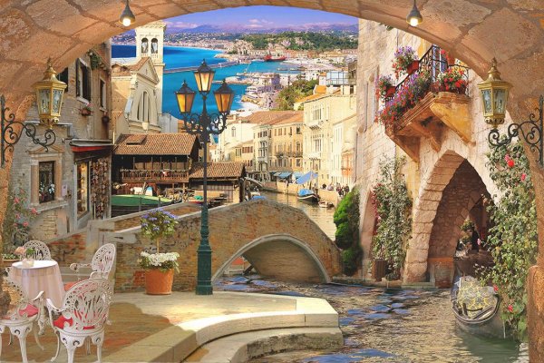 Фреска Италия Венеция