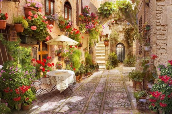 Итальянский дворик Италия