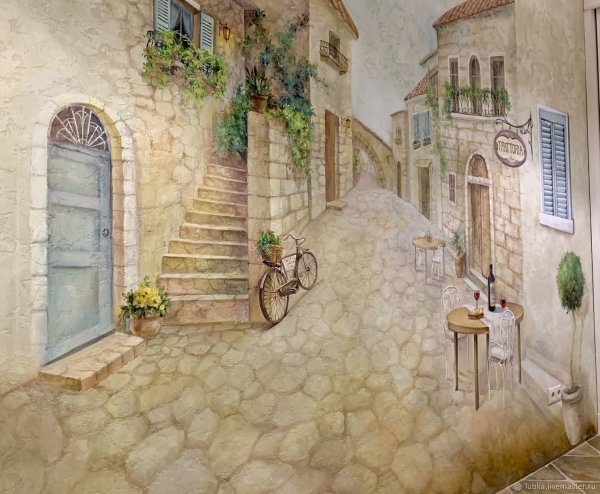 Фреска Аффреско городские улочки