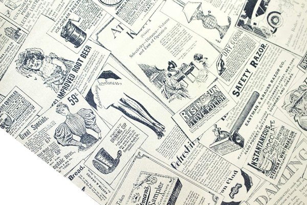 Обои в виде газеты