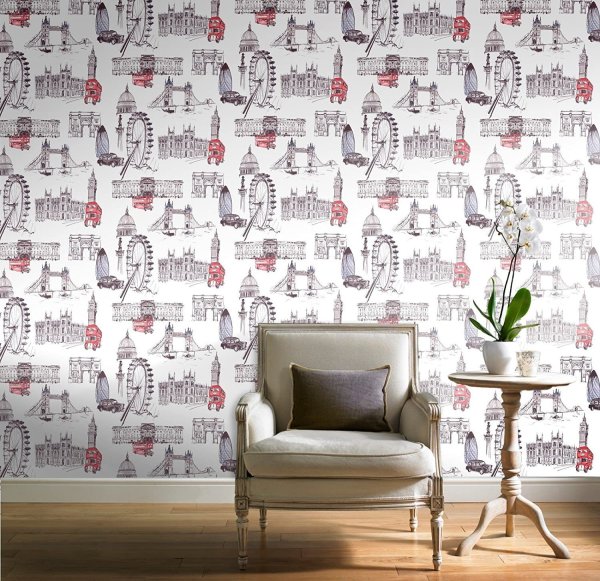 Газетные обои для стен