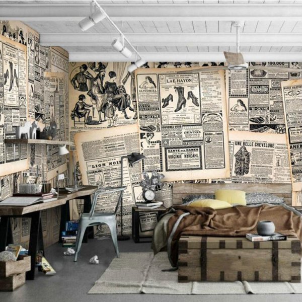 Фотообои в стиле ретро