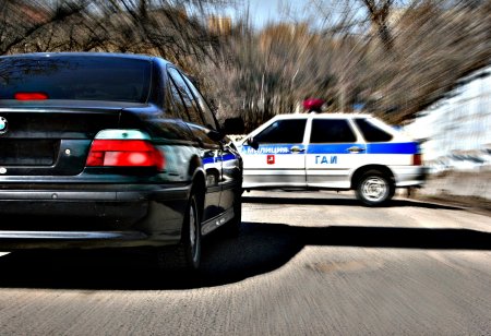 БМВ е39 с мигалками