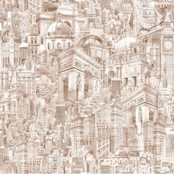 Обои с домами для стен