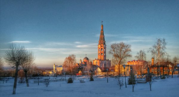 Алатырь монастырь зимой