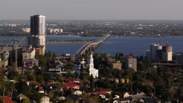 Вид на Дон в Ростове на Дону