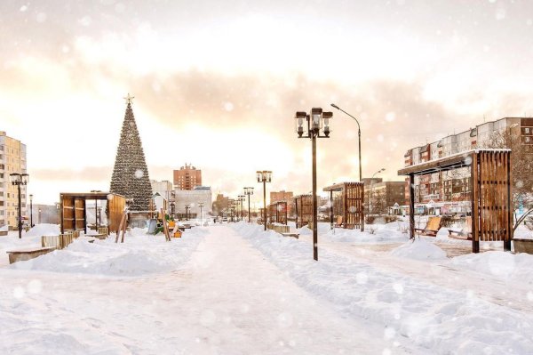 Братск зима