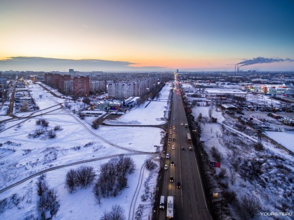 Тольятти с птичьего полета