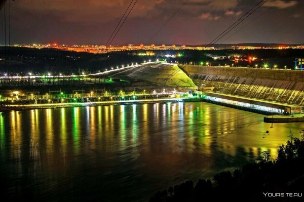 Дамба Усть Илимск