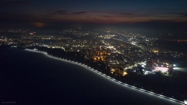 Чайковский набережная сверху