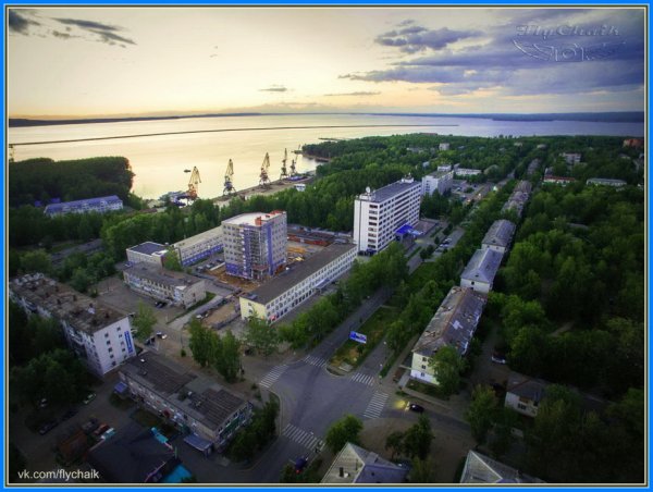 Чайковский Пермский край вид сверху