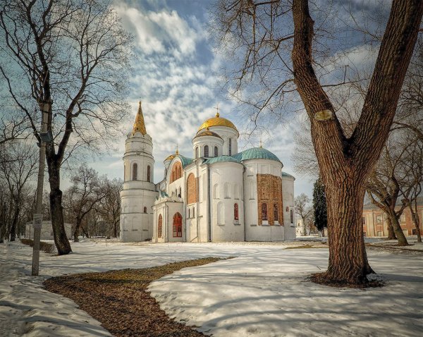 Спасо-Преображенский собор зима