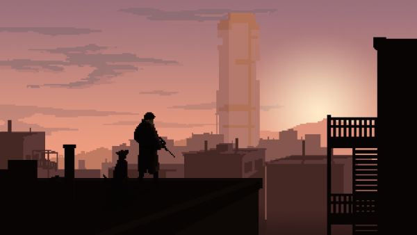 Пиксельный город