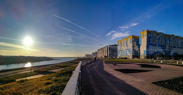 Набережная в Дзержинске Нижегородской области