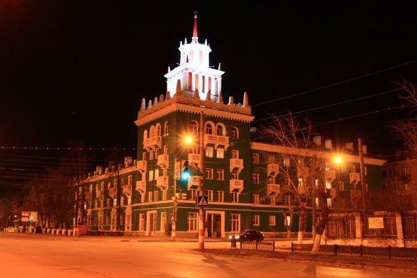 Ночной Дзержинск Нижегородской области