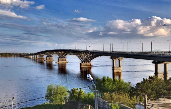 Саратовский Энгельсский мост