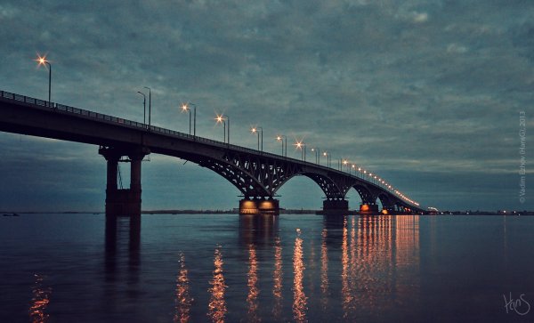 Мост Саратов Энгельс