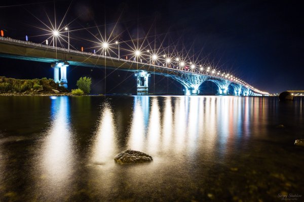 Волга река мост Саратов