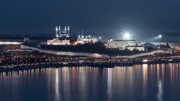 Ночной Кремль Казань