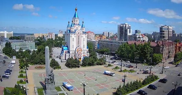 Комсомольская площадь Хабаровск