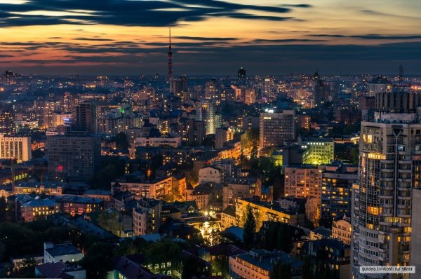 Киев вечером