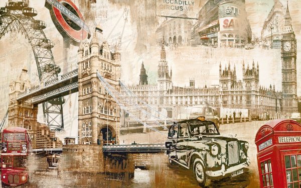 Картины в лондонском стиле