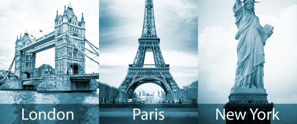 Париж и Нью Йорк