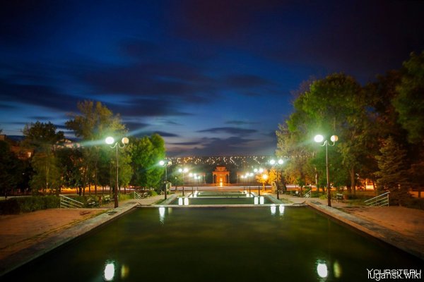 Ночной Луганск