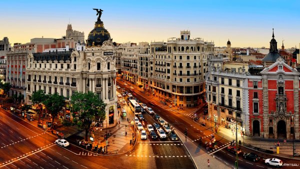 Улица Гран ВИА Мадрид