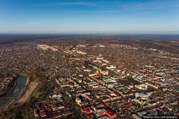 Майкоп с высоты